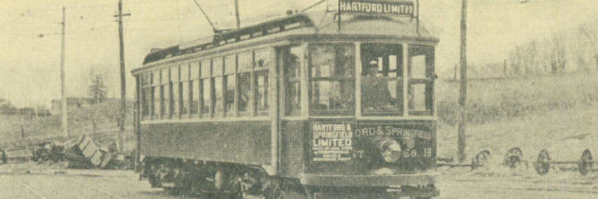 Hartford Limited on the Hartford and Springfield Street Railway
