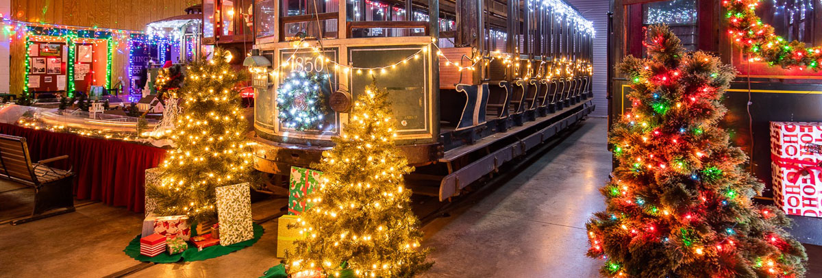 Private Events during Winterfest at the Connecticut Trolley Museum!